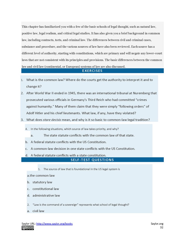 Business Law and the Legal Environment - Page 32